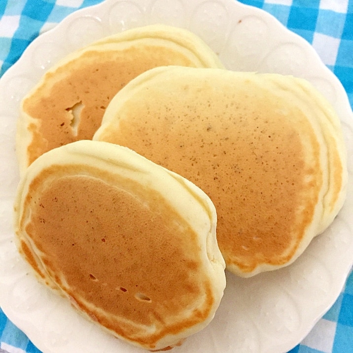 卵なし！きな粉のホットケーキ☆